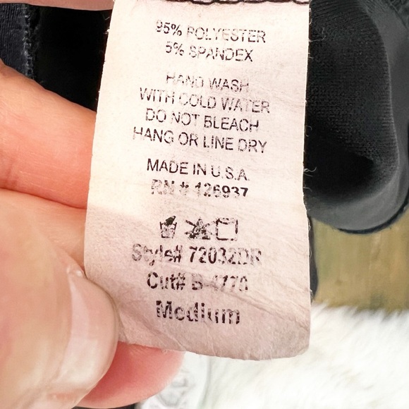 BLVD BLACK 3/4 BELL SLEEVE WIDE LEG JUMPSUIT WOMENS SZ MEDIUM - Picture 5 of 5